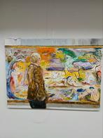 olie op doek, Antiek en Kunst, Ophalen