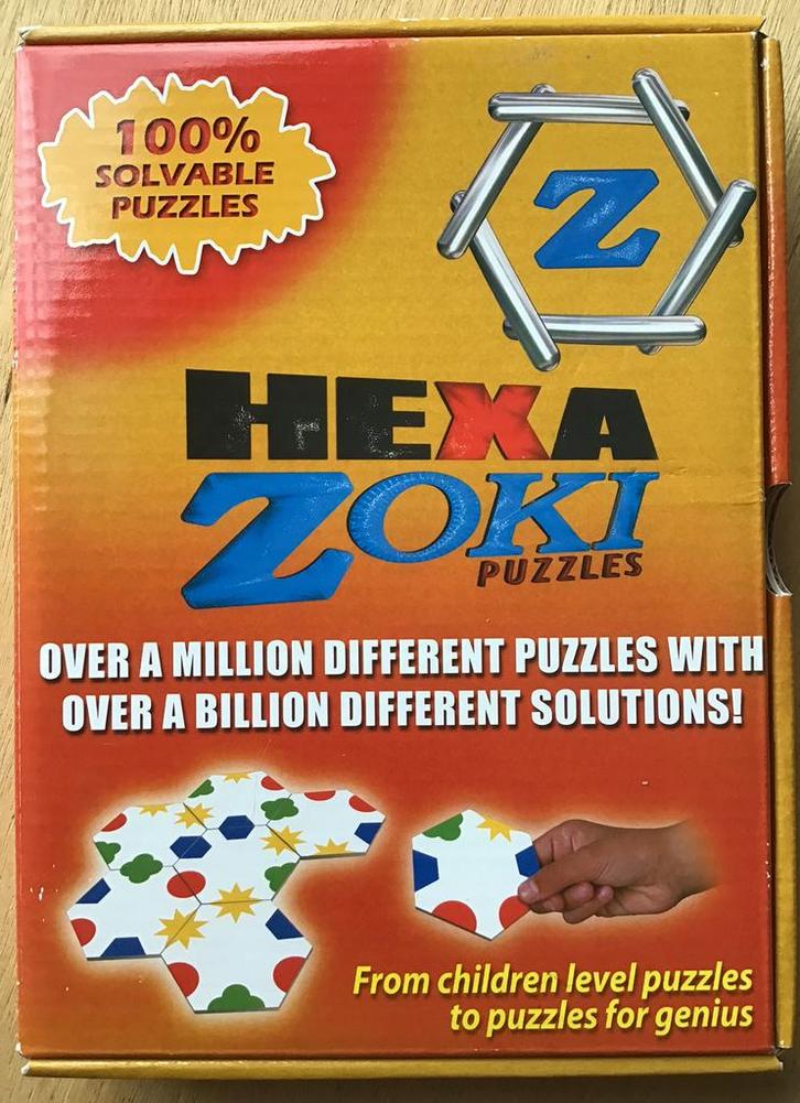 Hexa Zoki puzzel / breinbreker - vanaf 4 jaar - ZGAN, Hobby en Vrije tijd, Denksport en Puzzels, Zo goed als nieuw, Overige typen