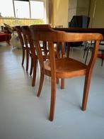 eetkamerstoelen hout set van 6, Huis en Inrichting, Stoelen, Bruin, Ophalen of Verzenden, Vijf, Zes of meer stoelen, Hout