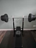 Gorilla Sports bankdruk apparaat, Sport en Fitness, Ophalen of Verzenden, Zo goed als nieuw, Borst, Fitnessbank