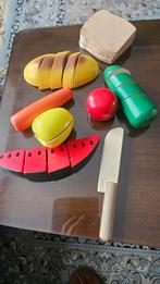 Melissa & Doug Houten Groente, Fruit & Sushi Set, Kinderen en Baby's, Speelgoed | Houten speelgoed, Ophalen of Verzenden, Gebruikt