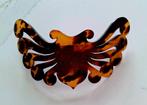 Vintage Haarspeld Schildpadmotief, Ophalen of Verzenden