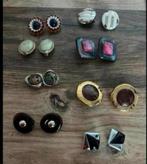 8 paar vintage clips oorbellen, Ophalen of Verzenden, Zo goed als nieuw, Overige kleuren, Overige materialen