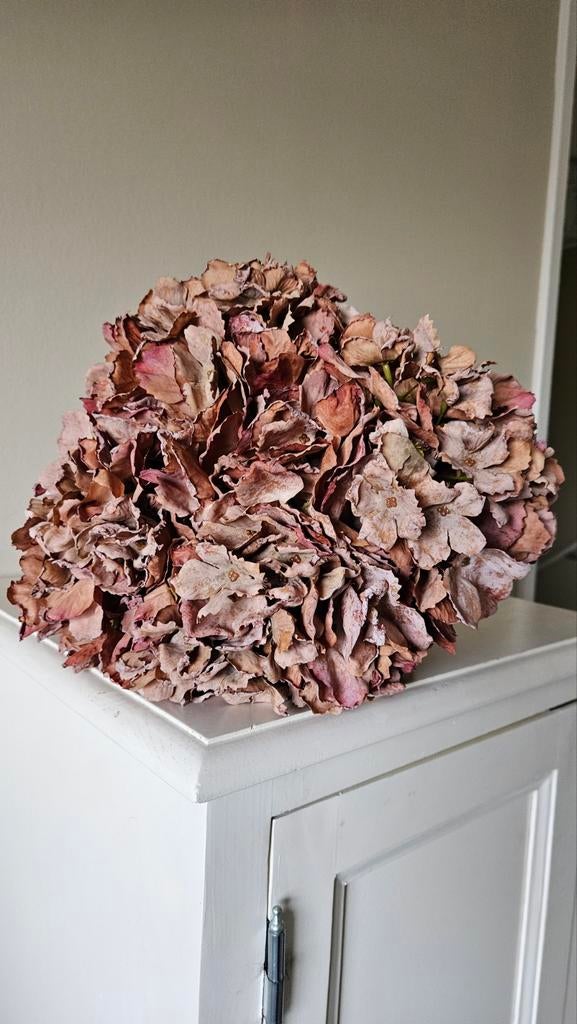Zijden Hortensia kunstbloemen, Ophalen of Verzenden, Zo goed als nieuw
