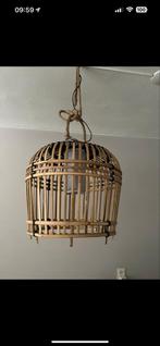 Bamboe Hanglamp - Indonesische Stijl - 2 stuks, Huis en Inrichting, Lampen | Hanglampen, Ophalen, Zo goed als nieuw, Hout, 50 tot 75 cm