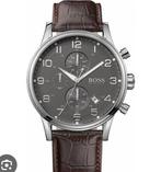 Hugo Boss horloge - 40mm, Ophalen of Verzenden, Staal, Overige merken