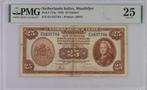 Biljet 25 gulden muntbiljet 1943, Nederlands-Indië, Postzegels en Munten, Bankbiljetten | Nederland, 25 gulden, Verzenden