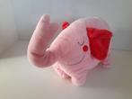 Roze olifant van ca.35cm, Kinderen en Baby's, Speelgoed | Knuffels en Pluche, Ophalen of Verzenden, Zo goed als nieuw, Olifant