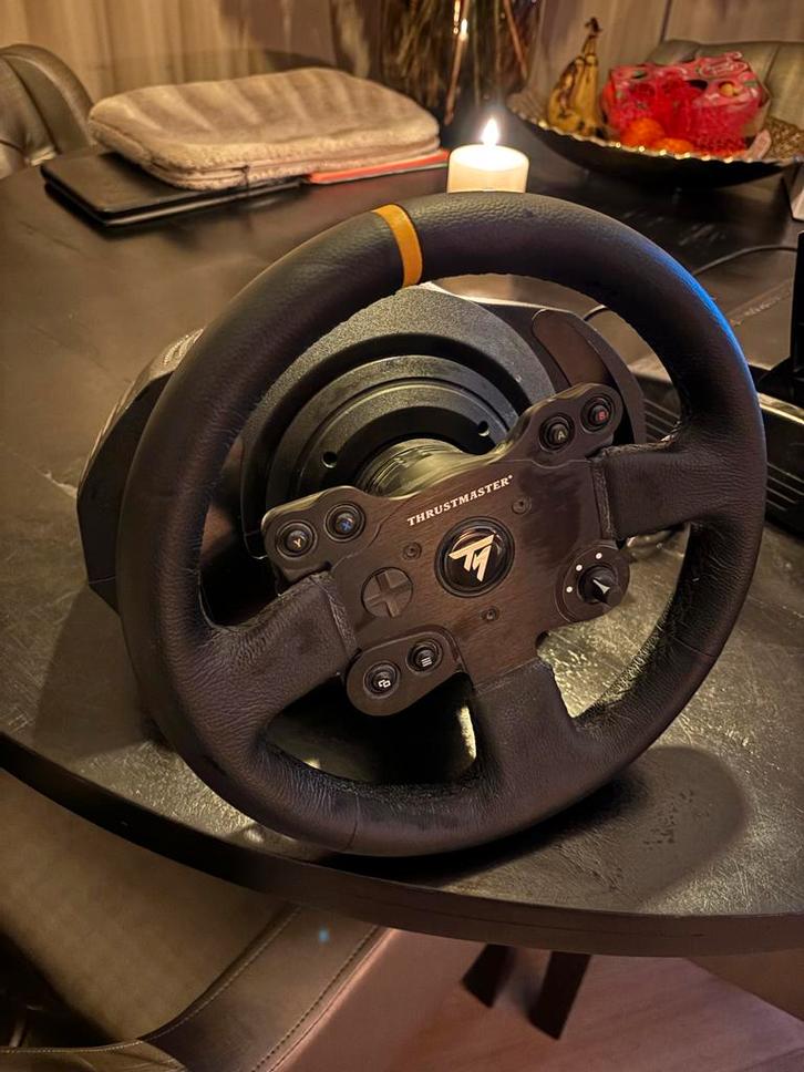 Thrustmaster TX Leather Edition Xbox/PC Racestuur, Spelcomputers en Games, Spelcomputers | Overige, Zo goed als nieuw, Ophalen