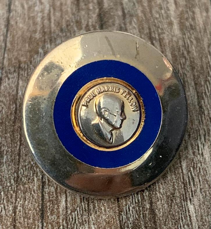 Paul Harris Fellow Pin, Postzegels en Munten, Penningen en Medailles, Ophalen of Verzenden