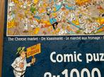 Jan van Haasteren 2x 1000 Kaasmarkt en Skutsjesilen, Ophalen of Verzenden, 500 t/m 1500 stukjes, Zo goed als nieuw, Legpuzzel