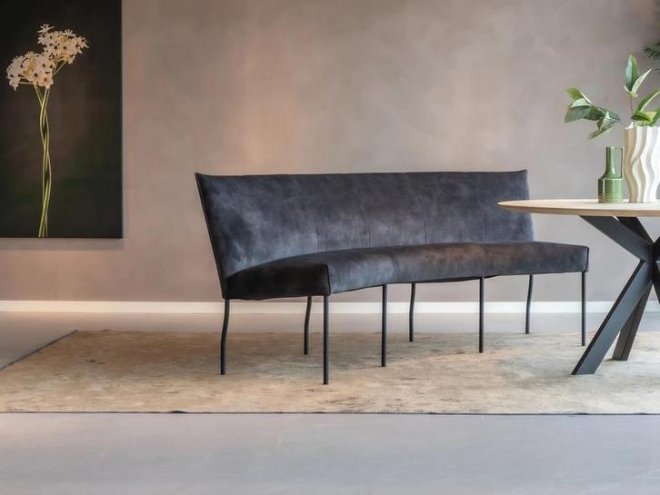 Eetbank ovaal NIEUW, Huis en Inrichting, Banken | Sofa's en Chaises Longues, Nieuw, Stof, Ophalen of Verzenden