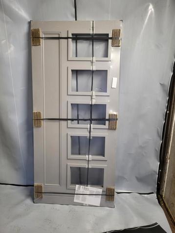 93x201,5cm nieuwe hardhouten voordeur grijs gegrond JH11 beschikbaar voor biedingen