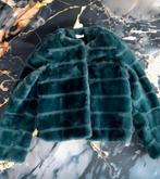Groene fluffy jas, Verzenden, Zo goed als nieuw, Groen