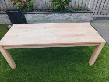 Stevige Houten Tafel - 207x86 cm beschikbaar voor biedingen