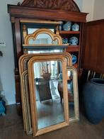 Diverse stijlvolle Antieke Franse Spiegel Kuifspiegel, Huis en Inrichting, Woonaccessoires | Spiegels, Ophalen, Rechthoekig, 100 tot 150 cm