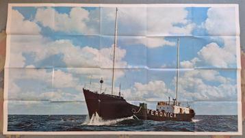 Mega-poster Veronica schip (90 x 165) - Nieuw beschikbaar voor biedingen