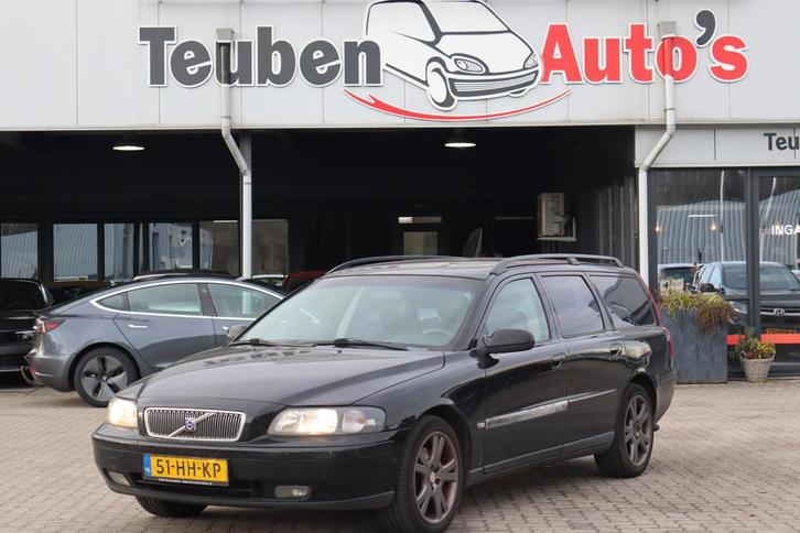 Volvo V70 2.4 T Comfort Line Lederen interieur, Cruise contr, Auto's, Volvo, Bedrijf, Te koop, V70, ABS, Airbags, Airconditioning