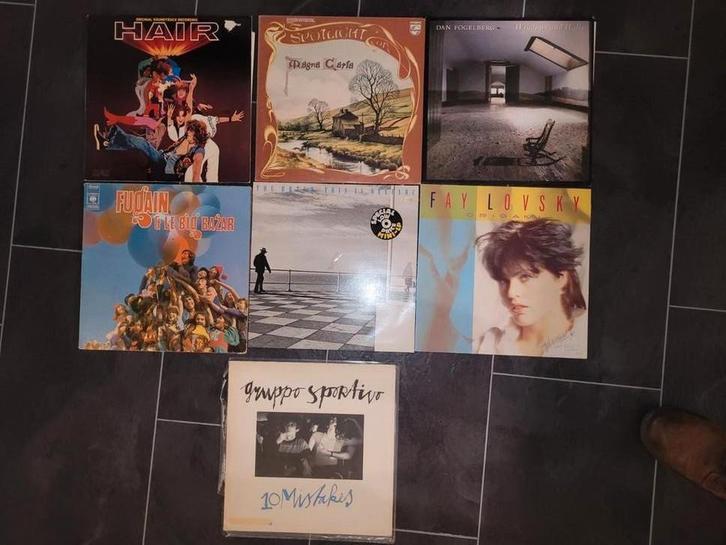7 Vinyl LP's - Diverse Artiesten, Cd's en Dvd's, Vinyl | Pop, Ophalen of Verzenden