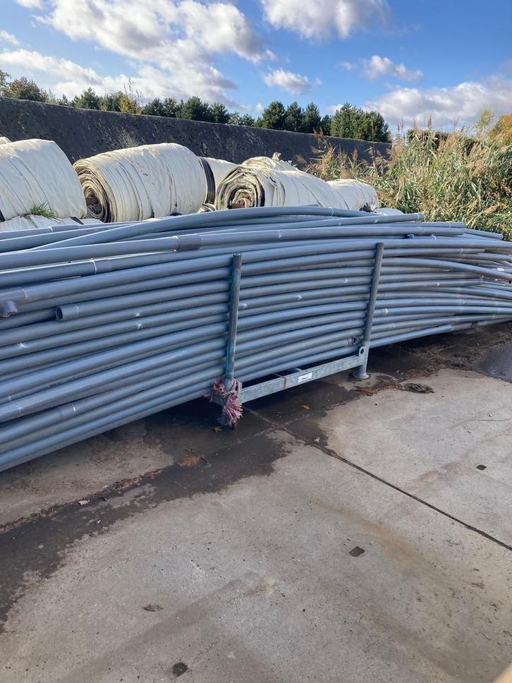 Partij PVC buizen 63mm, 10 bar - gebruikt, Doe-het-zelf en Verbouw, Buizen en Afvoer, Gebruikt, Rechte buis, Pvc, 6 meter of meer