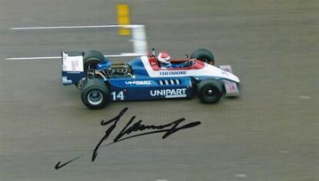 Formule 1 JAN LAMMERS foto met echte handtekening  beschikbaar voor biedingen