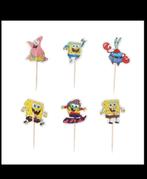 24 taart toppers spiderman spongebob cocomelon sonic roblox, Ophalen of Verzenden, Nieuw, Taarten, Versiering