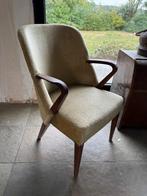 Vintage fauteuil, Huis en Inrichting, Stoelen, Ophalen of Verzenden, Zo goed als nieuw, Stof, Eén