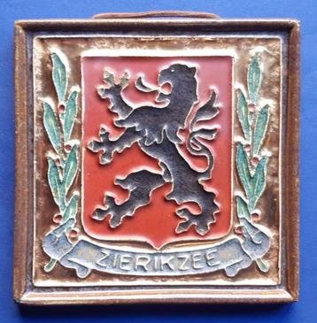 Porceleyne Fles cloisonne tegel Wapen Zierikzee (F55-25) beschikbaar voor biedingen