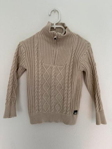 Kabeltrui Unlocked mooie warme beige wintertrui coltrui 110 beschikbaar voor biedingen
