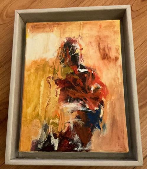 Olieverf - 1997 - Robbert FORTGENS - Abstracte Persoon, Antiek en Kunst, Kunst | Schilderijen | Modern, Ophalen