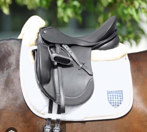 PASSIER DEKJE de luxe Wit goud biesje Full/Dressuur katoen!, Dieren en Toebehoren, Paarden en Pony's | Dekens en Dekjes, Gebruikt