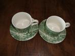 Broadhurst Staffordshire Ironstone kop+schotels, Antiek en Kunst, Antiek | Servies los, Ophalen of Verzenden