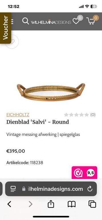 Eichholz dienblad salvi beschikbaar voor biedingen