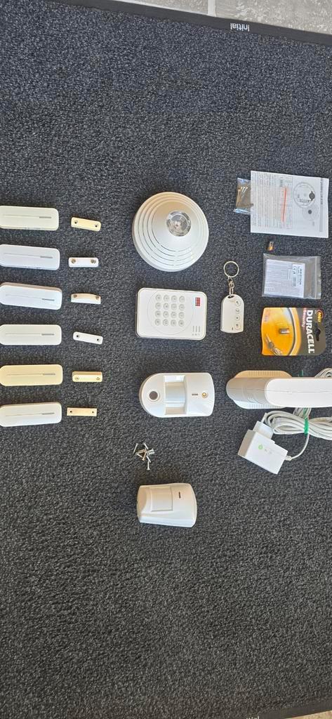 Compleet alarmsysteem - Draadloos, Doe-het-zelf en Verbouw, Alarmsystemen, Zo goed als nieuw, Compleet systeem, Beweging, Draadloos