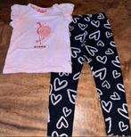 Setje: broek en shirt mt 92-98, Broek, Meisje, Ophalen of Verzenden, Zo goed als nieuw