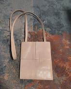 DkNY origineel leren dames schoudertas gratis verzenden, Verzenden, Nieuw, Beige, Leer