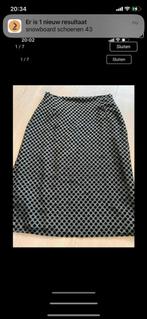 Claudia strater s m nieuwstaat, Kleding | Dames, Rokken, Zwart, Ophalen of Verzenden, Zo goed als nieuw, Knielengte