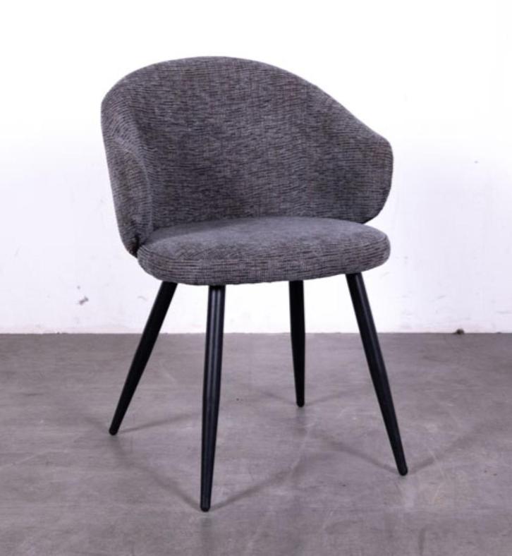 Horecastoel donkergrijs (59 stuks), Huis en Inrichting, Stoelen, Gebruikt, Eén, Hout, Stof, Grijs, Ophalen of Verzenden