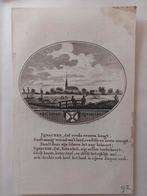 27 / Pijnacker - Pinacker Gravure van Ollefen en Bakke, Antiek en Kunst, Kunst | Etsen en Gravures, Ophalen of Verzenden