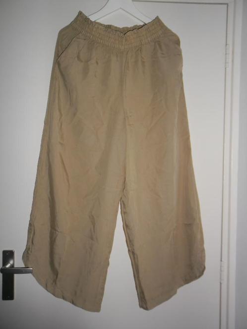 Object Beige Broek Met Brede Pijpen Maat 38 (NIEUW), Kleding | Dames, Broeken en Pantalons, Nieuw, Maat 38/40 (M), Beige, Lang