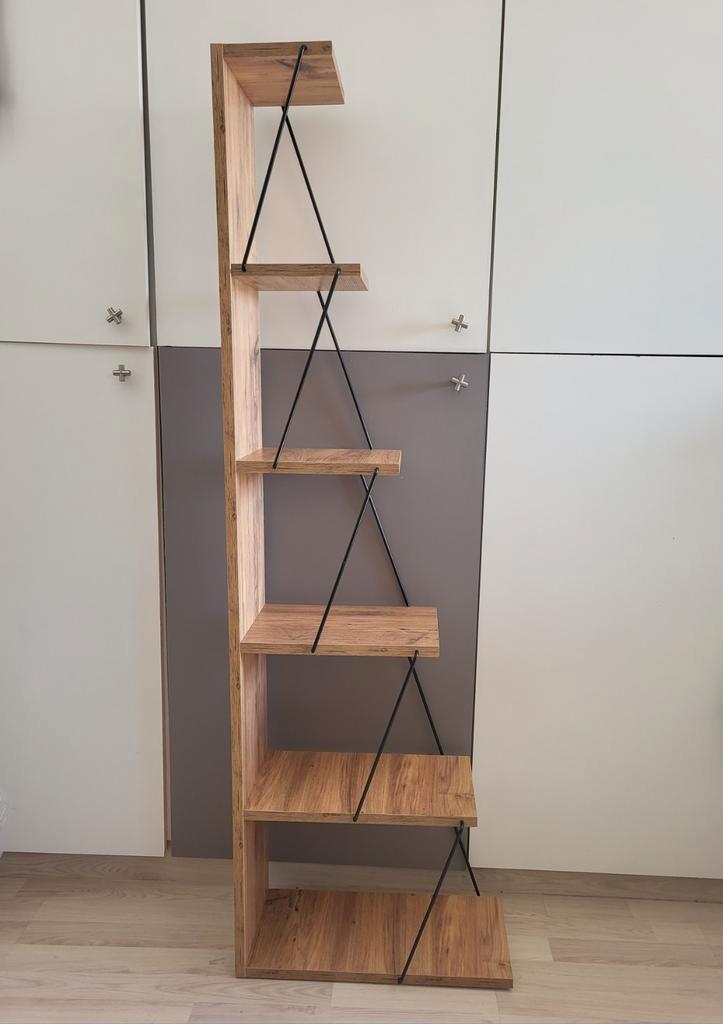Industrieel Wandrek met 5 Planken, Huis en Inrichting, Woonaccessoires | Wandplanken en Boekenplanken, Nieuw, Ophalen