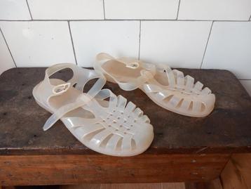 vintage waterschoenen, maat 40, Sarraizienne, France, zgan   beschikbaar voor biedingen