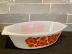 Vintage Arcopal schaal, lotus oranje (040325), Ophalen of Verzenden, Glas, Overige stijlen, Schaal of Schalen