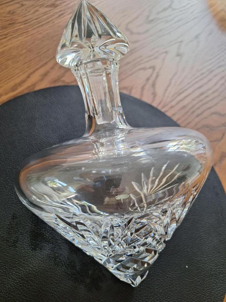 Boheems Kristal > karaffen, bonbonnière, kaarsstandaard etc, Antiek en Kunst, Antiek | Glas en Kristal, Ophalen