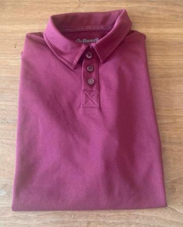 Bordeauxrood sport shirt / hockey polo (164) beschikbaar voor biedingen