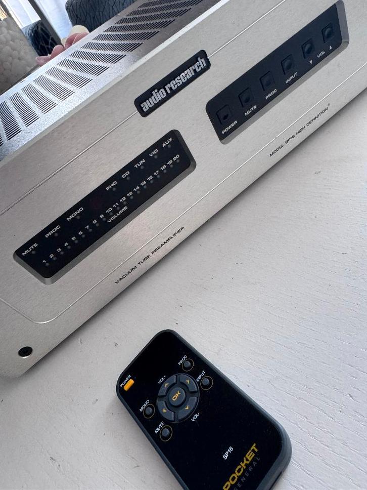 Audio Research SP16 pre-amp met Mundorf Silver Oils, Audio, Tv en Foto, Buizenversterkers, Versterker, Ophalen of Verzenden
