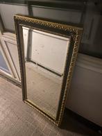 Grote Spiegel Gouden Barok Ornamenten - groot Facet geslepen, Ophalen, Gebruikt, 75 tot 100 cm, 150 tot 200 cm