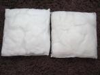 Binnenkussens 45x45 cm, Huis en Inrichting, Woonaccessoires | Kussens, Ophalen of Verzenden, Zo goed als nieuw, Wit, Vierkant