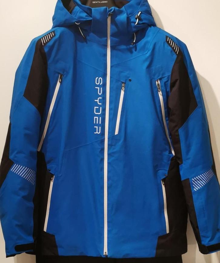 Spyder heren skipak L/52, Gore-Tex, blauw , zwart, Kleding | Heren, Wintersportkleding, Gedragen, Pak, Maat 52/54 (L), Ophalen of Verzenden