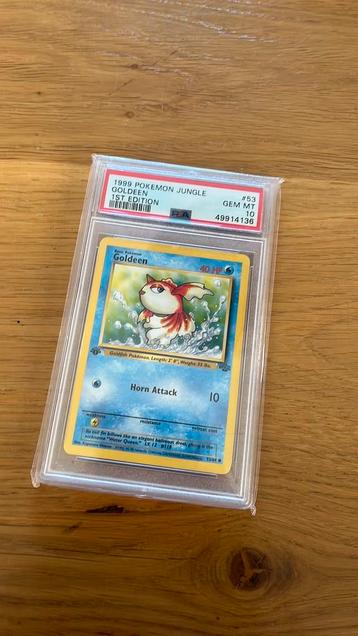 PSA 10 Goldeen 1st Edition #53 1999 beschikbaar voor biedingen